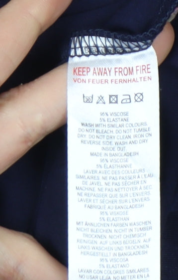 French Connection Women's Blue Wrap Dress Size 6