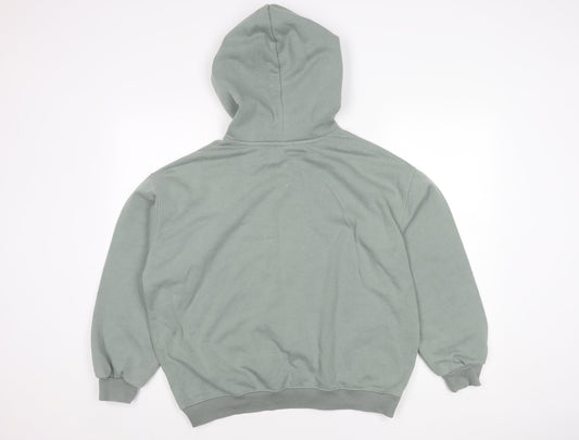 H&M Unisex Grey Pullover Hoodie - Size 12