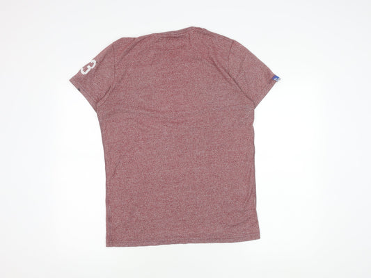 Superdry Men’s Red Sports T-Shirt Size M