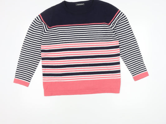 Bonmarché Women's Multicoloured Striped Jumper, Size 16