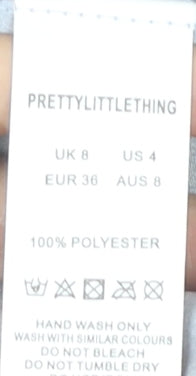 PrettyLittleThing Women's Multicolour Art Blouse, Size 8