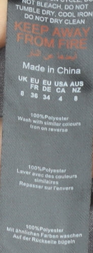 PrettyLittleThing Women's Grey Halter Bodycon Dress Size 8