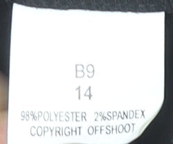 Offshoot Women's Black Tank Top Size 14 Basic Style