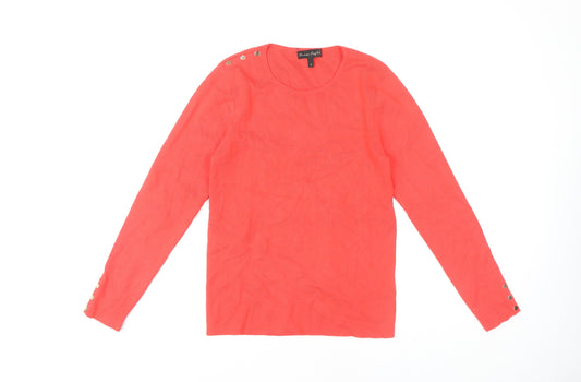 Additional front view of Phase Eight Women’s Red jumper, size UK 12