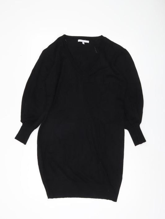 Womens UK Size S Pebble Bay Black Pullover Jumper