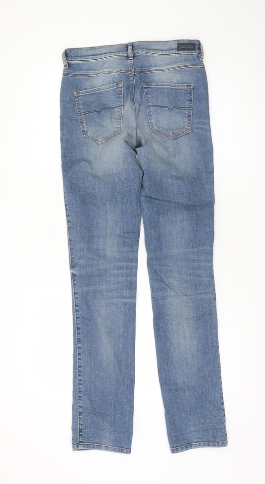 Mens UK Size 27 Diesel Regular Fit Straight Blue Jeans
