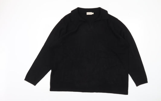 Womens UK Size XL Bonmarché Black Pullover Jumper