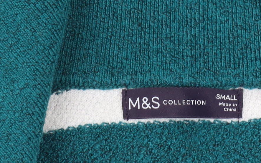 Womens UK Size S Marks and Spencer Green Pullover Jumper