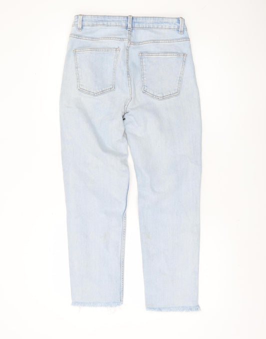 Denim Co. Women's Blue Straight Jeans 12 Regular Fit