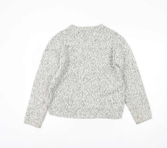 Womens UK Size S Marks and Spencer Grey Pullover Jumper