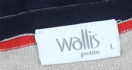 Womens UK Size L Wallis Multicoloured Pullover Jumper