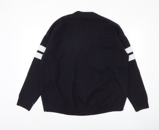 H&M Men's Black M Yale Pullover Jumper