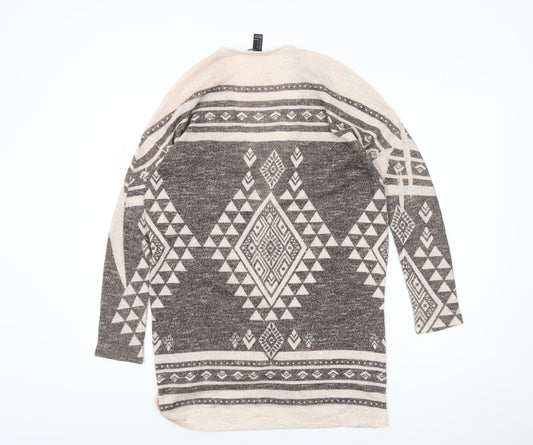 Forever 21 Women's Multicoloured Open Front Cardigan S