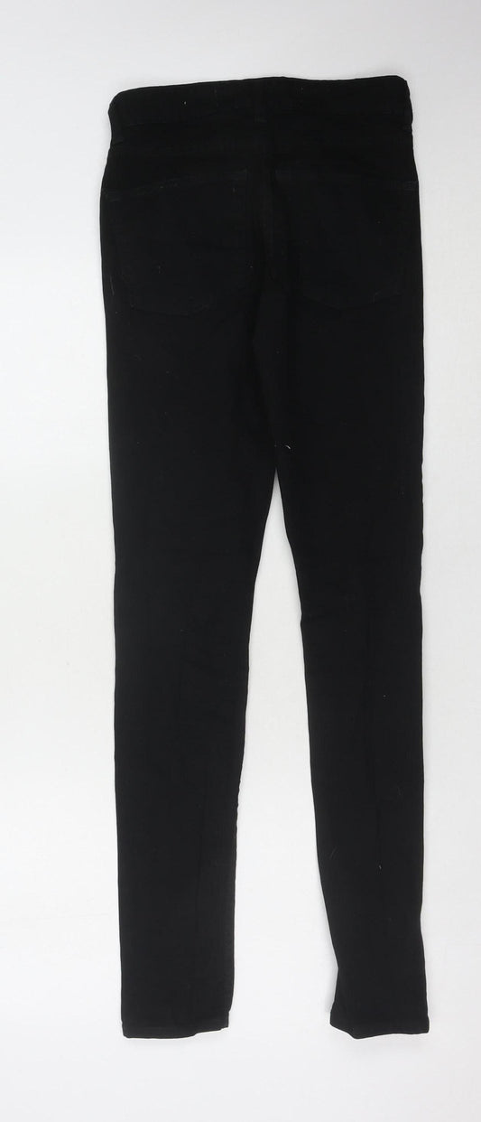 New Look Men Black Skinny Jeans Size 28R with Stretch