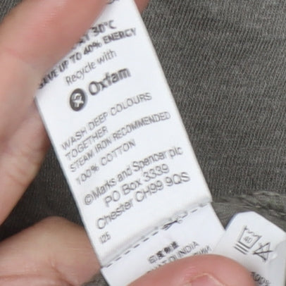 Marks and Spencer Men's XXL Beige Cotton T-Shirt