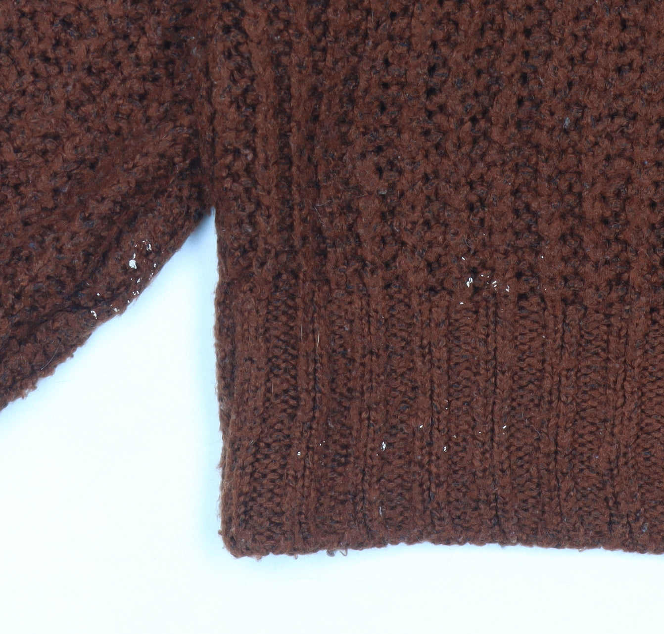 Womens UK Size XS NEXT Brown Pullover Jumper