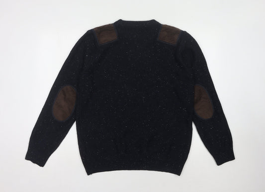 Next Men's Black Medium Pullover Jumper