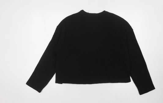 Womens UK Size M New Look Black Pullover Jumper