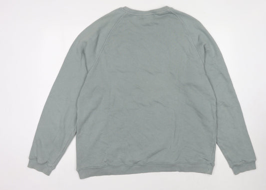 H&M Unisex Grey Pullover Sweatshirt, Size 12, Casual Style