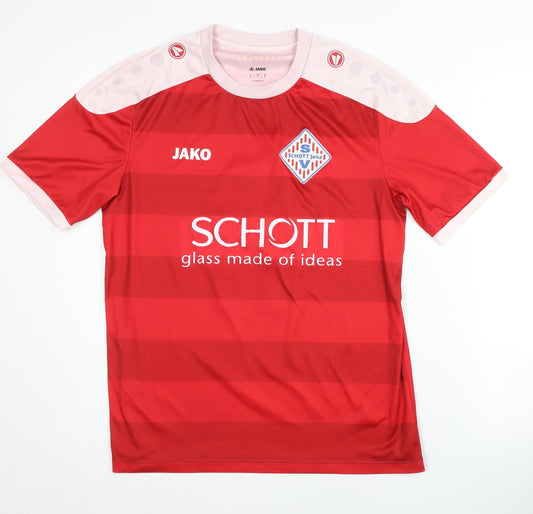 Mens UK Size S JAKO Red Football T-Shirt