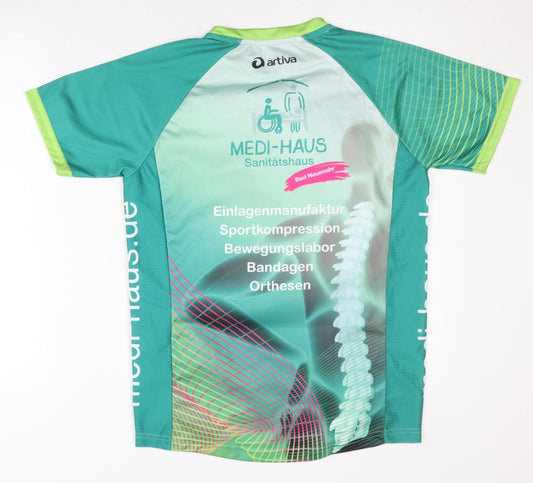 Artiva Men's Green Running T-Shirt Size S