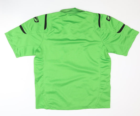 Saller Men's Green Polo Football Jersey Size L