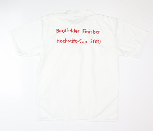 Erima Men's White Running T-Shirt L, Sportswear