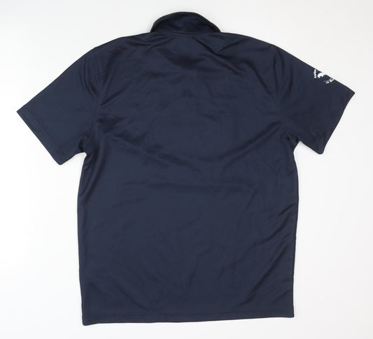 Proact Men's Blue Polo Shirt Size L Sports Jersey