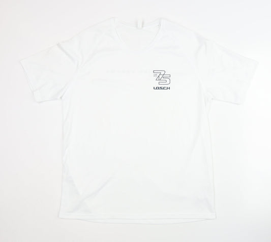 Mens UK Size L PROACT White T-Shirt