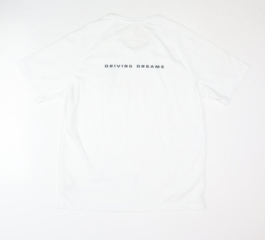 PROACT Men's White L Jersey T-Shirt Activewear