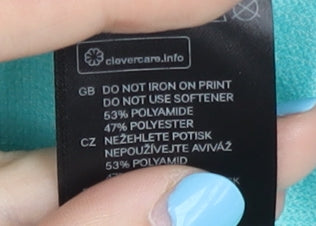 Additional view of H&M Sport Women's Blue Gym T-Shirt, size 8