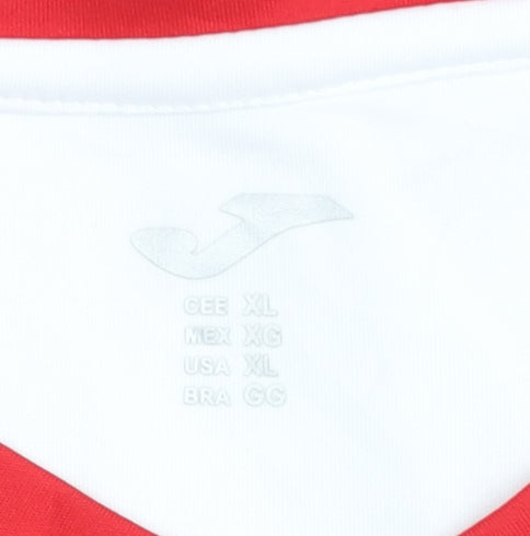 Joma Men's White XL V-Neck Activewear Top