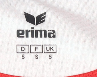 Additional view of Erima unisex red football jersey shirt s