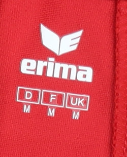 Brand and care label for Erima Men's Red Football Jersey T-Shirt M