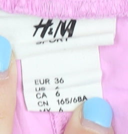 H&M Women's Pink Athletic Shorts Size 8