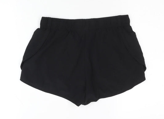 H&M Women Black Athletic Shorts Size 6
