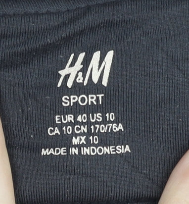 H&M Women's Black Athletic Running Shorts Size 12