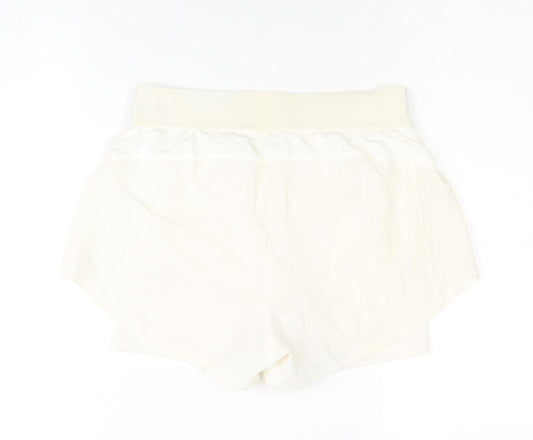 H&M Women's White Athletic Shorts Size 8