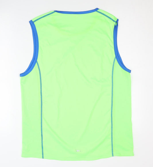 Men's Green Gym Tank Top - Lightweight and Breathable