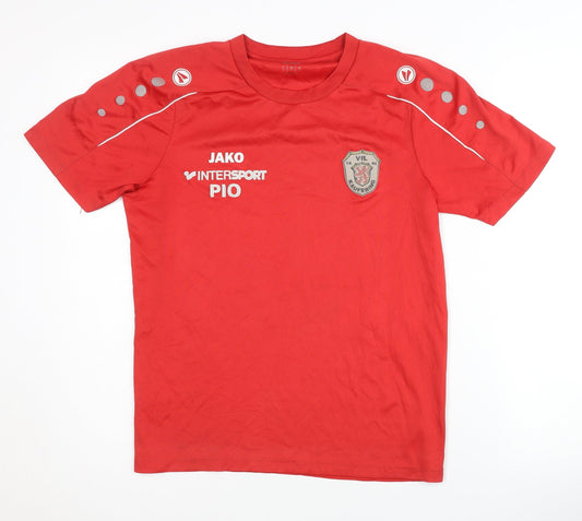 Mens UK Size XS JAKO Red Football T-Shirt