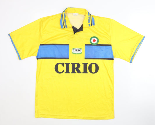 Non Originale Men's Yellow Football Jersey S - Vieri 32 Logo