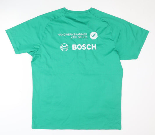 Puma Men's Green XL Jersey T-Shirt for Running