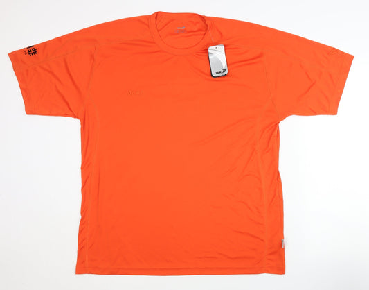 Mens UK Size 2XL JAKO Orange T-Shirt