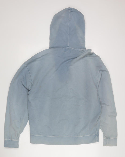 Topman Men's Blue Pullover Hoodie - Size M