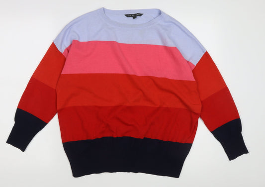 Womens UK Size 16 Bonmarché Multicoloured Pullover Jumper