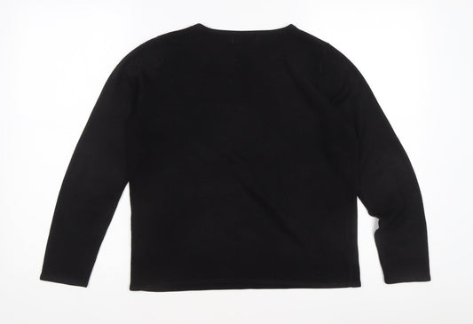 Womens UK Size S Bonmarché Black Pullover Jumper