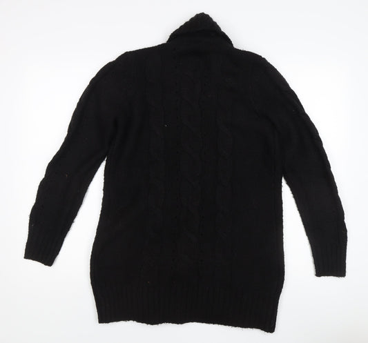 Womens UK Size S New Look Black Cardigan Jumper