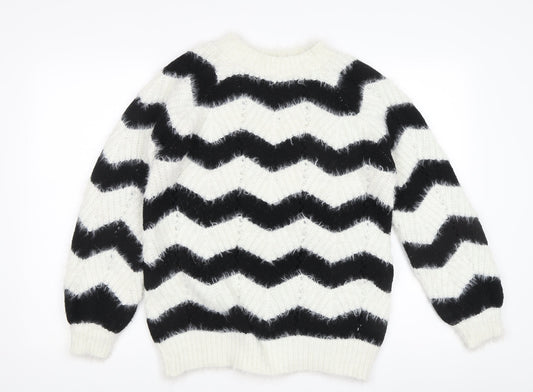 Womens UK Size 12 Simply Be Multicoloured Pullover Jumper