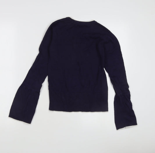 Womens UK Size 8 Miss Selfridge Blue Pullover Jumper