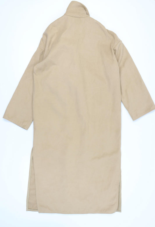 Missguided Women's Beige Overcoat Size 10